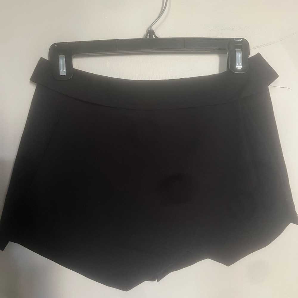 Black High-Waisted Shorts